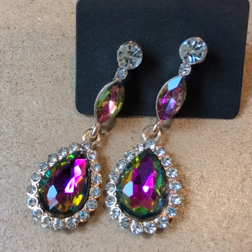 Gold Glamorous Statement Earrings